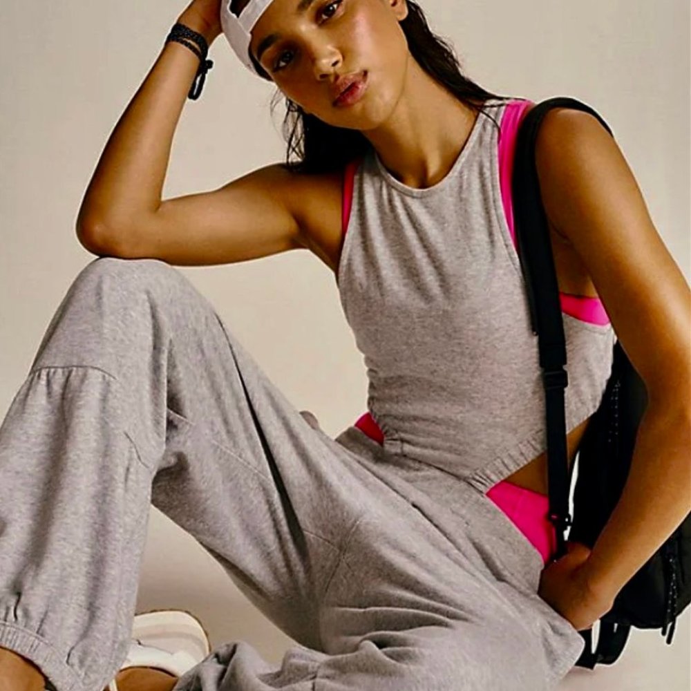 NWOT Free People Movement Take Your Best Shot Onesie